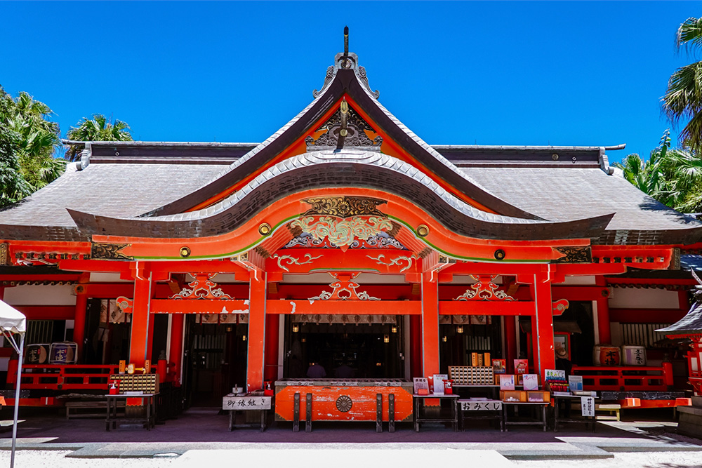 宮崎の観光地、青島